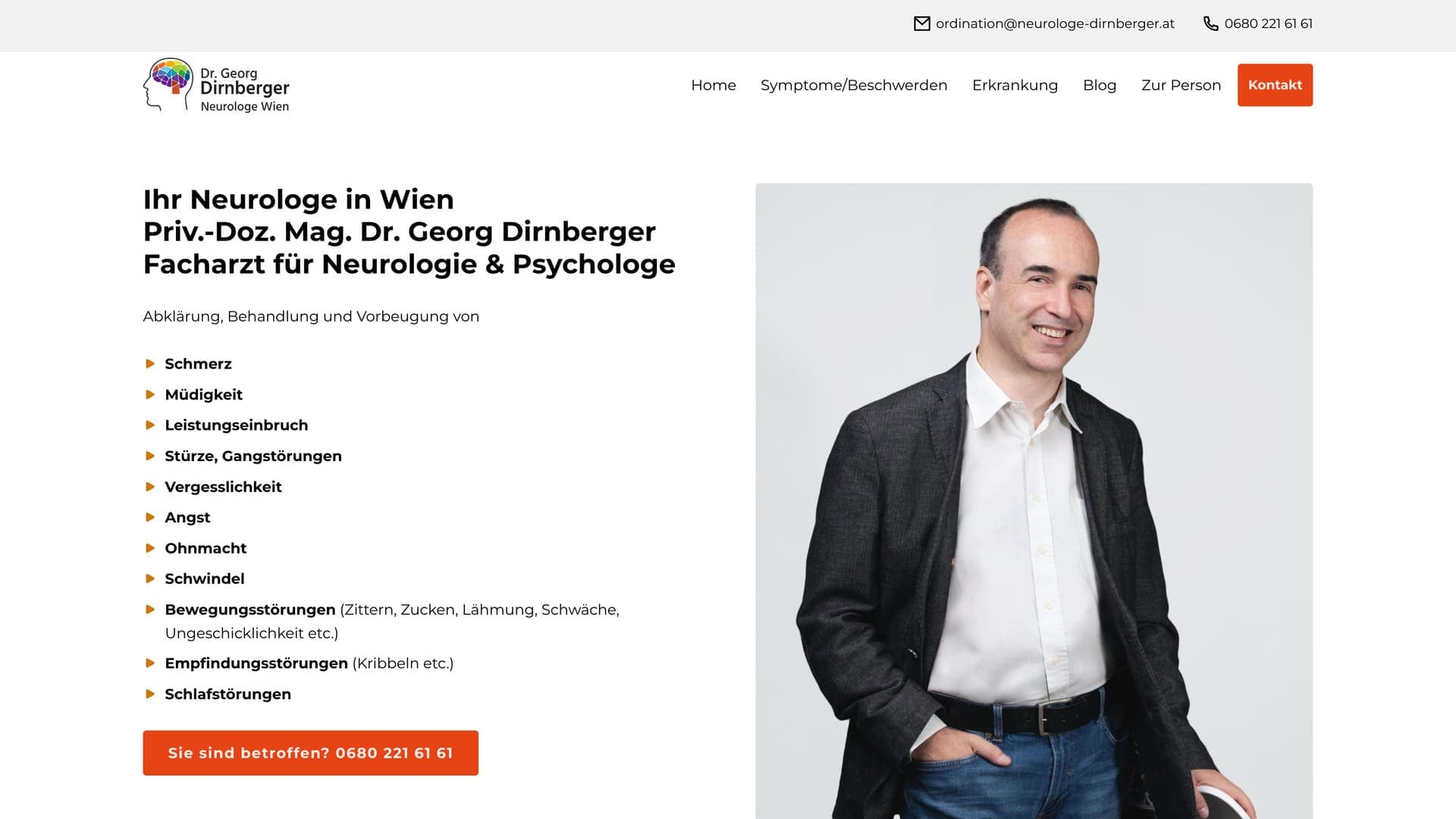 Neurologe Wien | Dozent Dr. Dirnberger